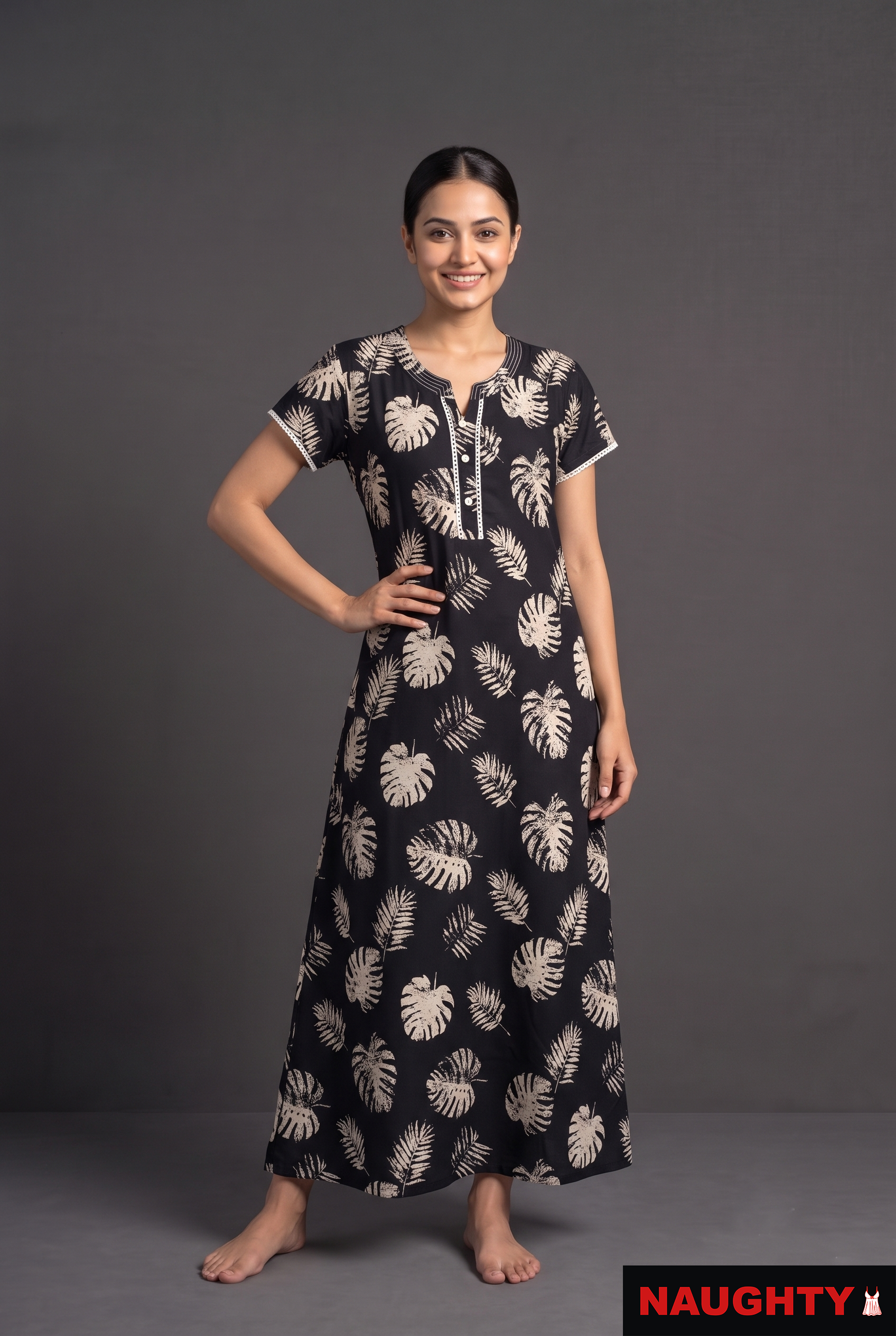 Naughty Rayon Nighty for Women