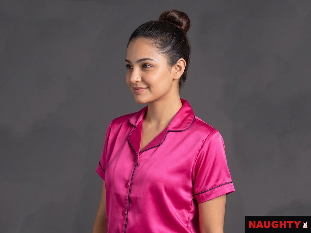 Naughty Satin Night-suit Short
