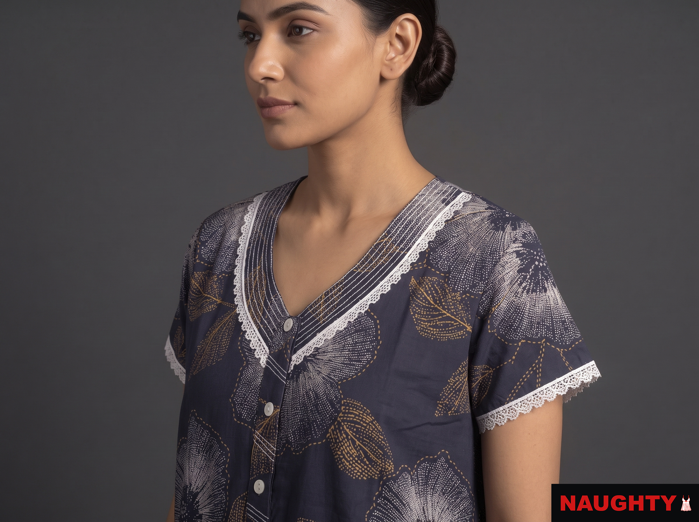 Naughty Rayon Nighty for Women