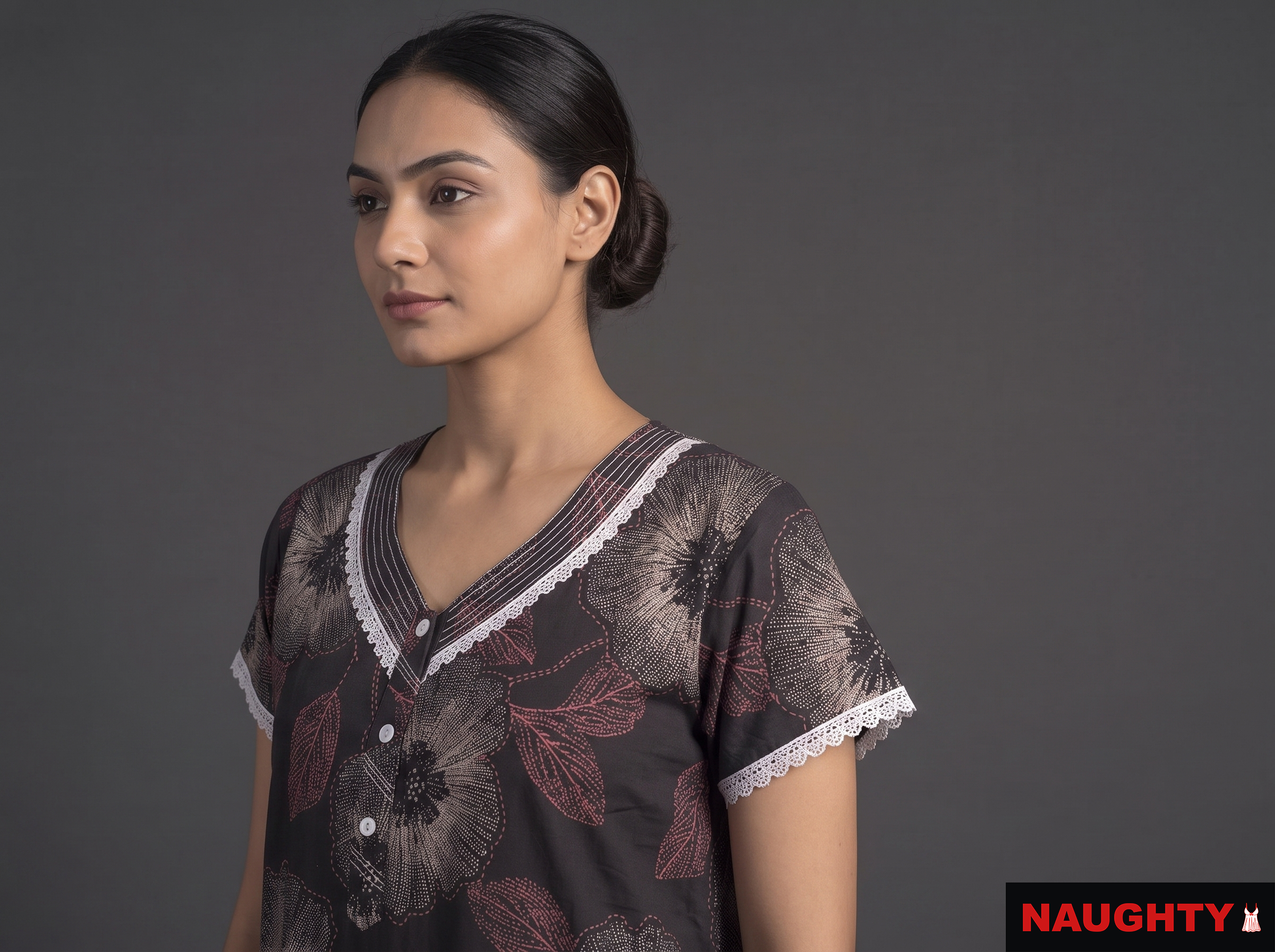 Naughty Rayon Nighty for Women