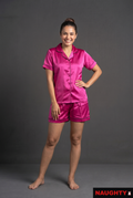 Naughty Satin Night-suit Short